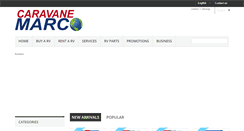 Desktop Screenshot of caravanemarco.com
