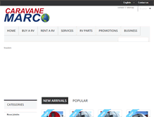 Tablet Screenshot of caravanemarco.com